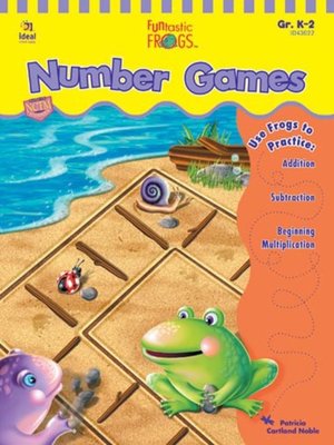 cover image of Funtastic Frogs Number Games, Grades K - 2